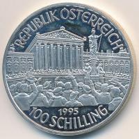 Ausztria 1995. 100Sch Ag "Első Köztársaság" T:1- (PP) Austria 1995. 100 Schilling Ag &quot...