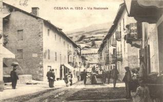 Cesana Torinese, Via Nazionale / street view