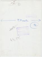 Égig érő fák, Kotroczó István pecséttel jelzett fotója, felületén gemkapocs nyomával, 23x17 cm