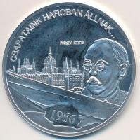 DN "Nemzetünk nagyjai - Nagy Imre" Ag emlékérem tanúsítvánnyal (10,37g/0.999/35mm) T:PP