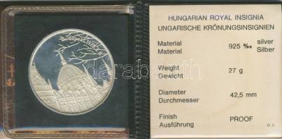 1978. "Koronázási jelképek" Ag 27g T:PP Eredeti dísztokban, tanúsítvánnyal!