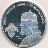 DN "Nemzetünk nagyjai - Szent István" Ag emlékérem tanúsítvánnyal (10,37g/0.999/35mm) T:PP