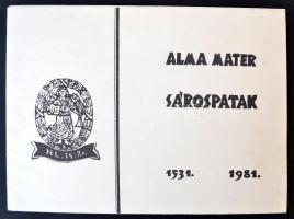 1981 Alma Mater Sárospatak 1531-1981. A metszeteket Imre Lajos készítette. 10 db fametszet, 15x21 cm. Kiadói papírborítóban.