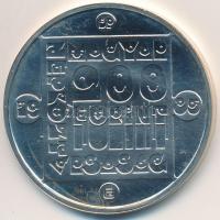 1985. 200Ft Ag "Természetvédelem - Vadmacska" T:BU felületi karc