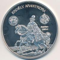 DN "Nemzetünk nagyjai - Bethlen Gábor" Ag emlékérem tanúsítvánnyal (10,37g/0.999/35mm) T:PP