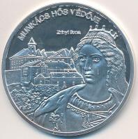 DN "Nemzetünk nagyjai - Zrínyi Ilona" Ag emlékérem tanúsítvánnyal (10,37g/0.999/35mm) T:PP