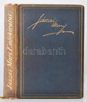 Jászai Mari emlékiratai. s. a. r.: Lehel István, illusztrálta Haranghy Jenő. Bp., 1927, Királyi Magyar Egyetemi Nyomda. Kiaaé laza, aranyozott kiadói bőrközésben, a gerince kopottas.