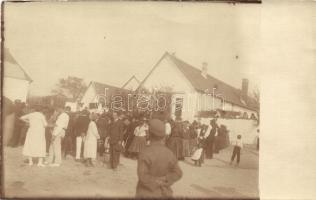 Tahi, Tahitótfalu - 8 db RÉGI városképes képeslap, több mozaikképes lappal, valamint egy photo, vegy...