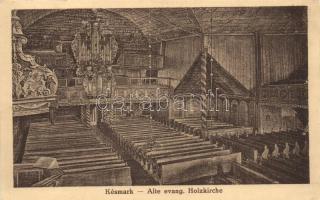 Késmárk, Kezmarok; 13 db RÉGI városképes képeslap, többek között a szövőgyár, az Evangélikus templom...