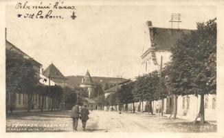 Késmárk, Kezmarok; 13 db RÉGI városképes képeslap, többek között a szövőgyár, az Evangélikus templom...