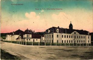 Liberec, Reichenberg; Neue k.u.k. Infanterie-Kaserne / military barracks (EK)