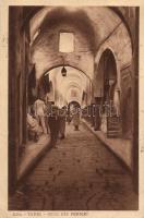 3 db folklór képeslap, Tunézia, oázis és utcaképek, vegyes minőség / 3 folklore motive postcards fro...