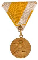 Vatikán DN "X. Pius pápa" aranyozott fém érem mellszalagon (30mm) T:1-
Vatican ND "P...