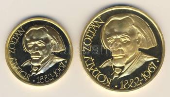 1967. "Kodály Zoltán" 500Ft pár Au 42,052g T:1 Csak 1000db! R! + 1000Ft Au 81,104g T:1 Csak 500db RR!!