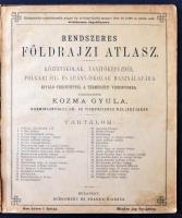 Rendszeres földrajzi atlasz. Szerk.: Kozma Gyula. Bp., é. n., Dobrowsky és Franke. Papírkötésben, me...