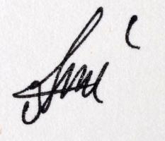 Szász jelzéssel: Éneklők. Tus, papír, 19×11 cm