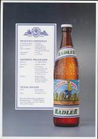 Original Biker Radler sörreklám, 30x21 cm