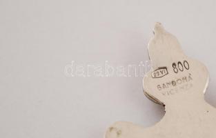 Ezüst könyvjelző,  Ag., nettó: 16,3gr., jelzett, 8cm /Silver bookmark, Ag, net. 16,3gr, marked, 8 cm