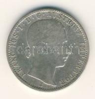 Ausztria/magyar verdejel 1860B 1/4Fl Ag T:3/3-