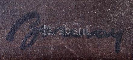 Barcsay jelzéssel: Absztrakt kompozíció. Olaj-tempera, farost, jelzett. 33x28 cm