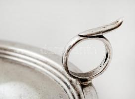 Ezüst kézi gyertyatartó, Ag., nettó: 60gr., jelzett, 5x10cm/Silver Candlestick, Ag, net. 60gr, marke...