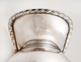 Ezüst tejszínes kiöntő, Ag., nettó: 85gr., jelzett, m:7cm/Silver milk jug, Ag, net.. 85gr, marked, m...