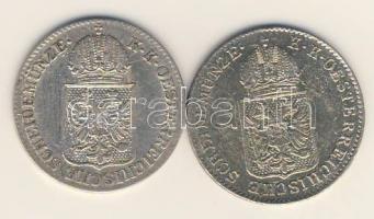 Ausztria 1849A 6Kr Ag (2x) T:2,2-