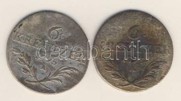 Ausztria 1795A 6Kr Ag (2x) T:3,3/4