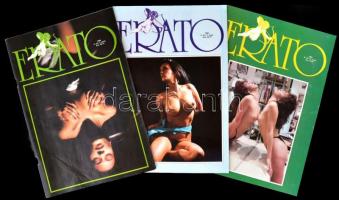 1989 az Erato erotikus-pornográf folyóirat 2. évf. 4-6. száma, papírkötésben, jó állapotban.
