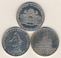 Ausztria 1956,1957,1968. 25Sch Ag 3klf T:2