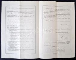 1894 Szabadalmi okirat Mönnich Emil részére