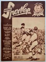 1948 Képes Sportlap III. évf. 17. szám. Címlapon az aktuális MTK-FTC rangadóról készült felvétel.