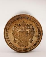 cca 1850-1890? A Trieszti Biztosító Ügynökség egyik kirendeltségének réz pecsétnyomója, "Agents...