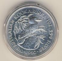 Ausztrália 1990. 5$/1oz Ag "Kookaburra" T:1