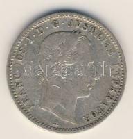 Ausztria 1858A 1/4Fl Ag T:3+/3