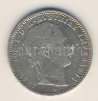 Ausztria 1864A 1/4Fl Ag T:3 ph