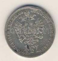 Ausztria 1864A 1/4Fl Ag T:3 ph