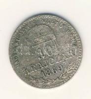 1869KB 10kr Ag "Magy.kir.váltó.." T:3/4