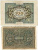 Német Birodalom 1919-1923. 12db inflációs bankjegy T:I-,II,III