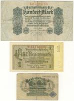 Német Birodalom 1919-1923. 12db inflációs bankjegy T:I-,II,III