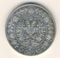 Ausztria 1907. 5K Ag T:3+