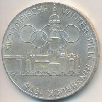 Ausztria 1976. 100Sch Ag "Innsbruck - XII. Téli olimpia / Épületek és olimpiai logó" T:2 k...