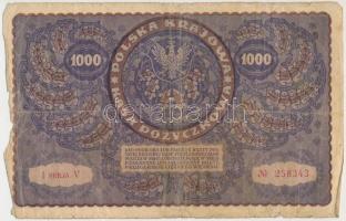 Lengyelország 1919. 1000M (2x) T:III,III-
Poland 1919. 1000 Marek (2x) C:F,VG