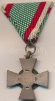 1942. "Tűzkereszt II. fokozata" oxidált hadifém kitüntetés mellszalaggal T:2,2-
Hungary 1...