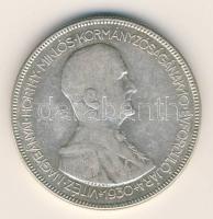 1930. 5P Ag "Horthy jobbra" T:3