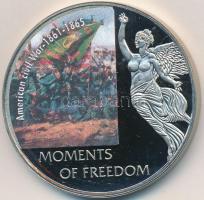 Libéria 2006. 10$ "Szabadság pillanatai - Amerikai polgárháború 1861-1865" multicolor, tanúsítvánnyal T:PP ujjlenyomat  Liberia 2006. 10 Dollars "Moments of Freedom-The American civil war 1861-1865" multicolor, with certificate C:PP fingerprint
