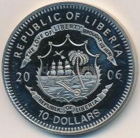 Libéria 2006. 10$ "Szabadság pillanatai - A Varsói Szerződés felbontása 1991" multicolor, ...