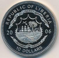 Libéria 2006. 10$ "Szabadság pillanatai-Martin Luther King 1963" multicolor, tanúsítvánnya...