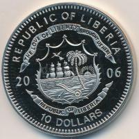 Libéria 2006. 10$ "Szabadság pillanatai - Egyisten hit" multicolor, tanúsítvánnyal T:PP
L...