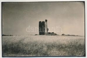 cca 1920 Soltszentimre, Csonka-torony,  8 db fotó, 6x9 cm